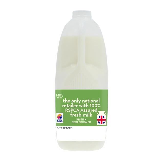 M&S Select Farms British Semi Skimmed Milk 4 Pints thumbnail 2