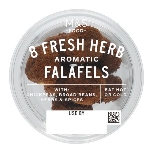 M&S 8 Aromatic Fresh Herb Falafels thumbnail 6