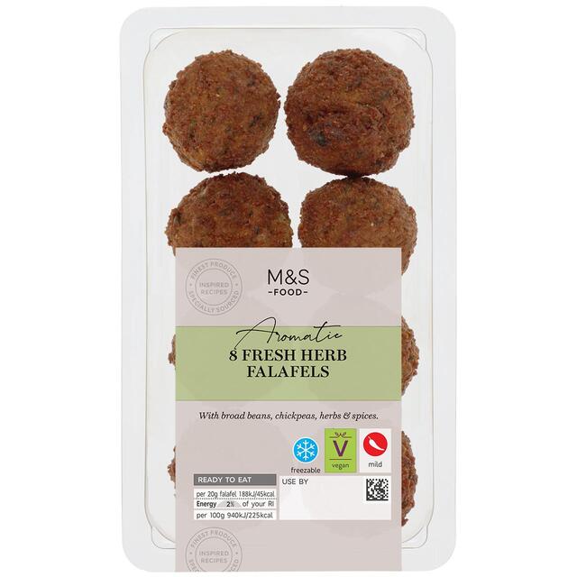 M&S 8 Fresh Herb Falafels thumbnail 3