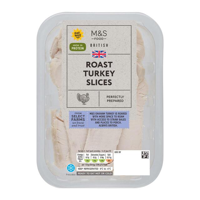 M&S British Roast Turkey 4 Slices thumbnail 2