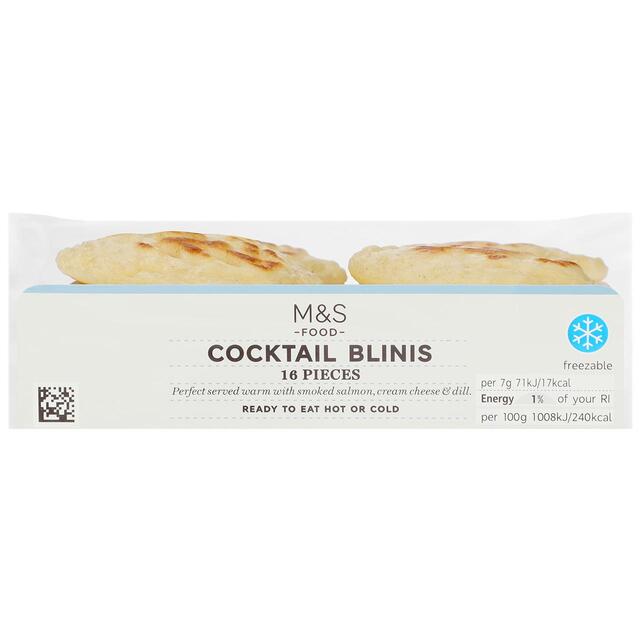 M&S 16 Cocktail Blinis