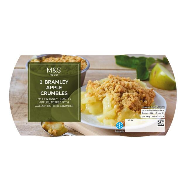 M&S Bramley Apple Crumbles thumbnail 2