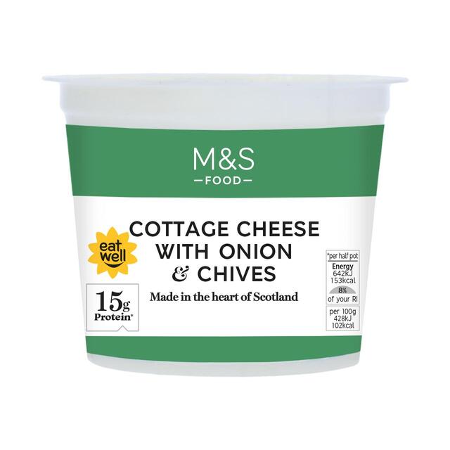 M&S Cottage Cheese with Onion & Chives thumbnail 2