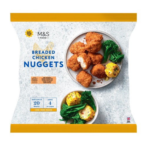 M&S Breaded Chicken Nuggets Frozen 600g