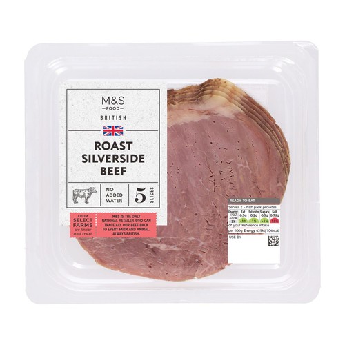 M&S British Wafer Thin Roast Silverside Beef thumbnail 2