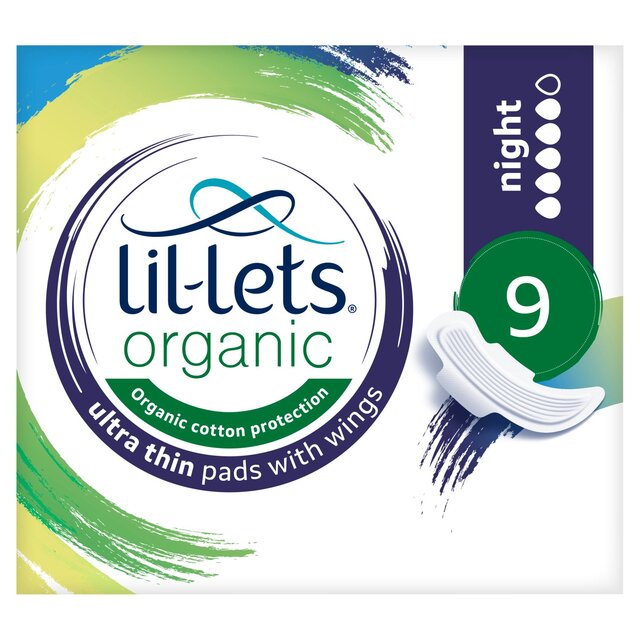 Lil-lets Organic Pads Night