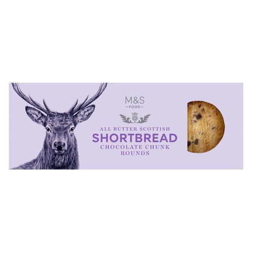 M&S All Butter Choc Chunk Shortbread Rounds