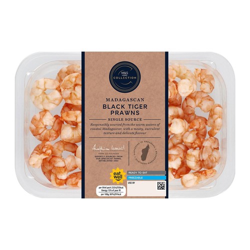 M&S Collection Black Tiger Prawns thumbnail 2