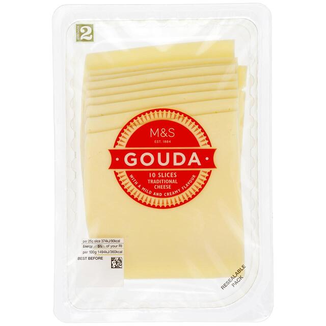 M&S Sliced Gouda Cheese