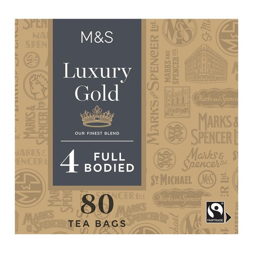 M&S Fairtrade Luxury Gold Teabags