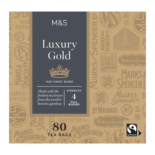 M&S Fairtrade Luxury Gold Teabags thumbnail 2