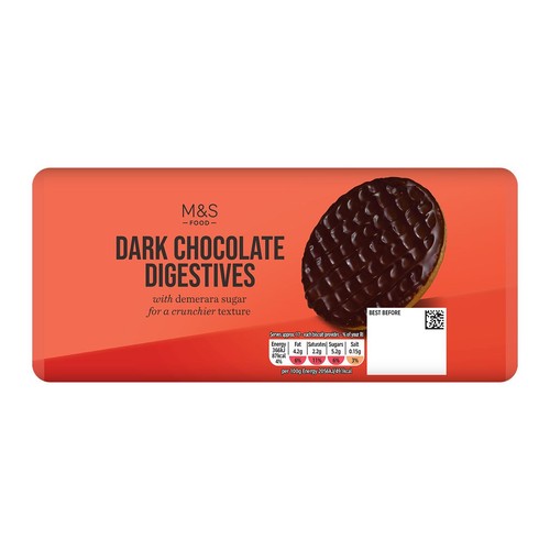 M&S Dark Chocolate Digestives thumbnail 2