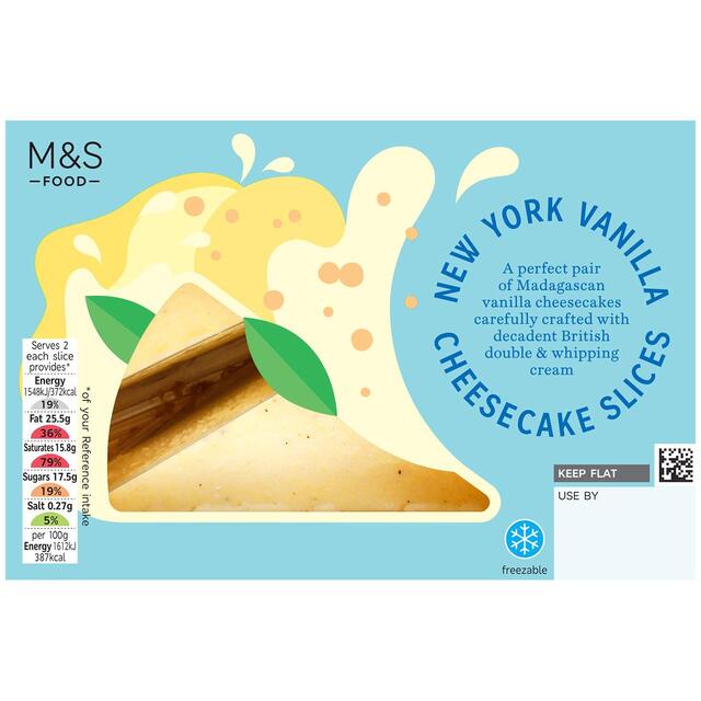 M&S New York Cheesecake Slices