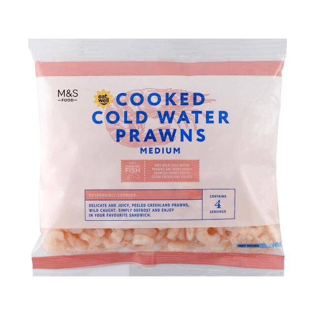 M&S Cooked Greenland Prawns Frozen