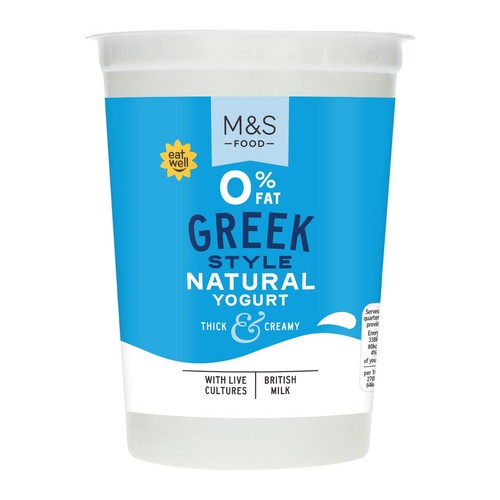 M&S 0% Fat Greek Style Natural Yogurt thumbnail 4