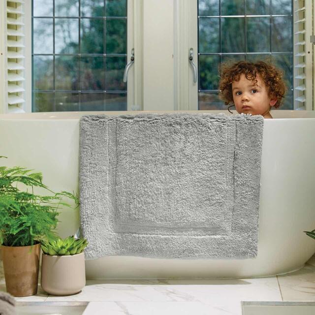 Hug Rug Biodegradable Bathmat Border, Silver thumbnail 2