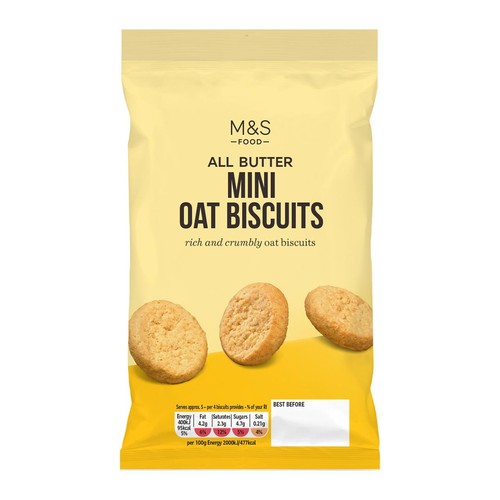 M&S Mini Oat Biscuits thumbnail 2
