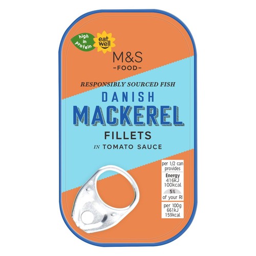 M&S Danish Mackerel Fillets in Tomato Sauce thumbnail 2