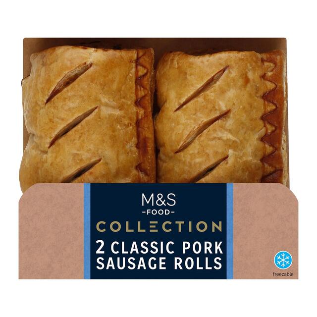 M&S Collection 2 Pork Sausage Rolls