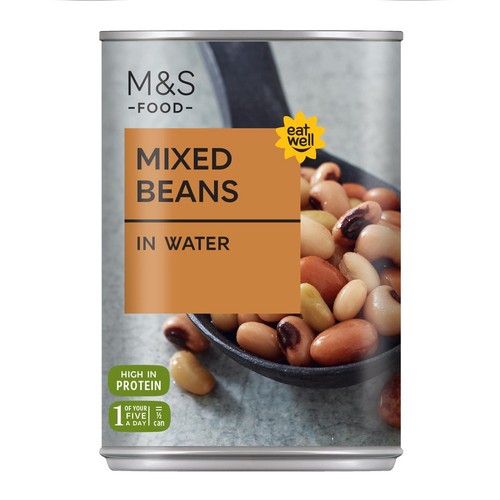 M&S Mixed Beans in Water