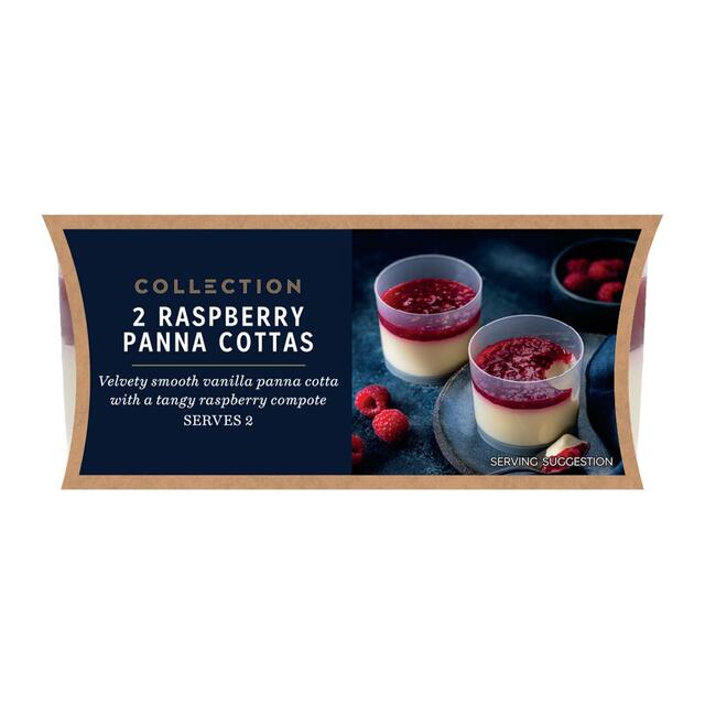 M&S Collection Raspberry & Vanilla Panna Cotta