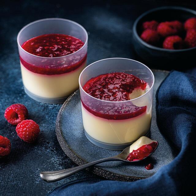 M&S Collection Raspberry & Vanilla Panna Cotta thumbnail 2
