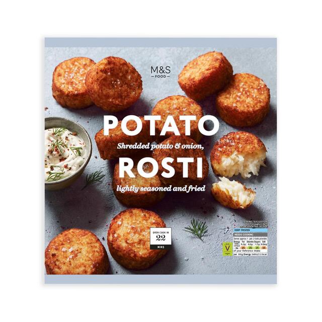 M&S Maris Piper Onion Rosti Frozen thumbnail 2
