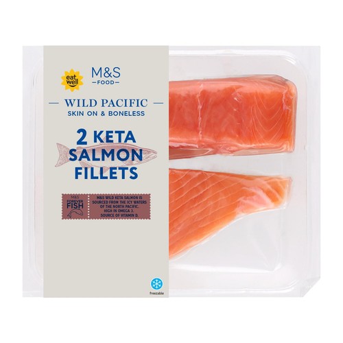 M&S 2 Keta Salmon Fillets