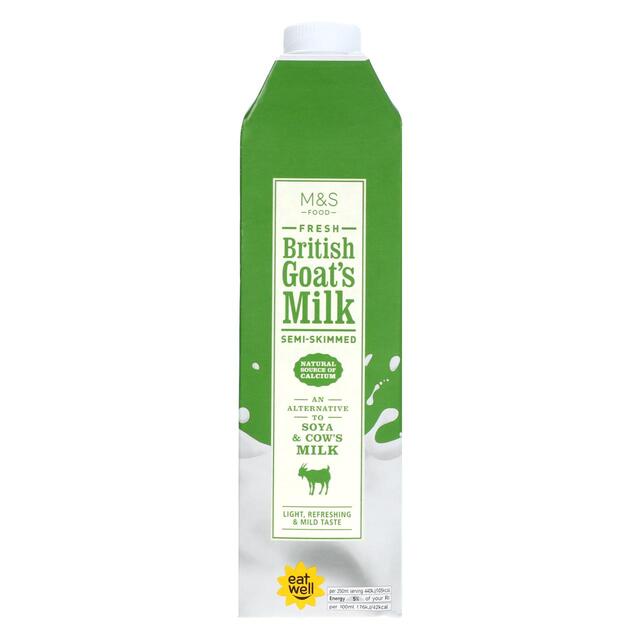 M&S Semi-Skimmed British Goat's Milk