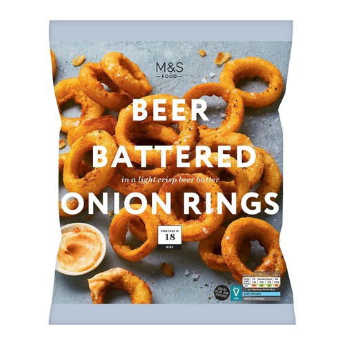 M&S Beer Battered Onion Rings Frozen thumbnail 2
