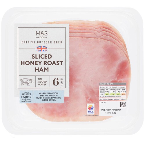 M&S British Sliced Honey Roast Ham