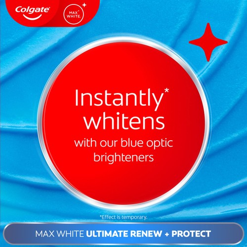Colgate Max White Ultimate Renewal At Home Teeth Whitening Toothpaste thumbnail 4