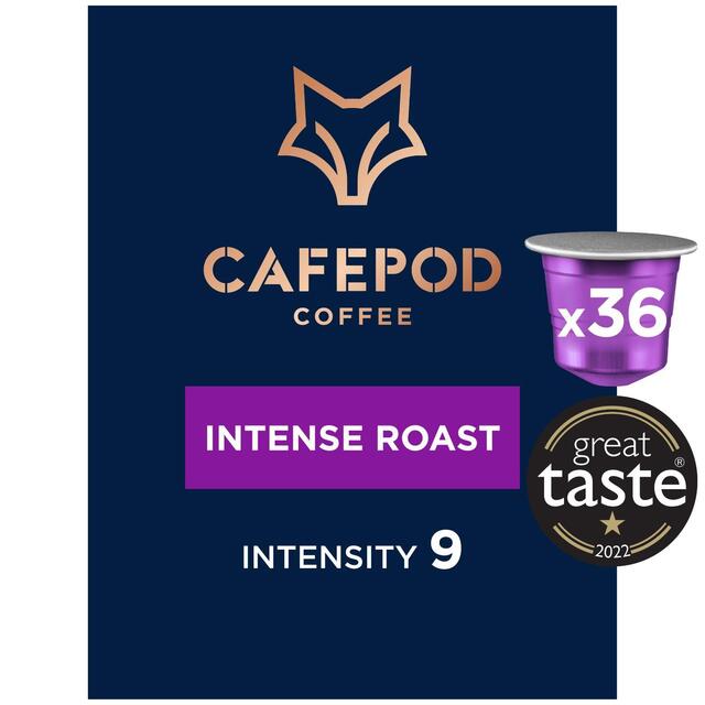 CafePod Intense Roast Nespresso Compatible Aluminium Coffee Pods