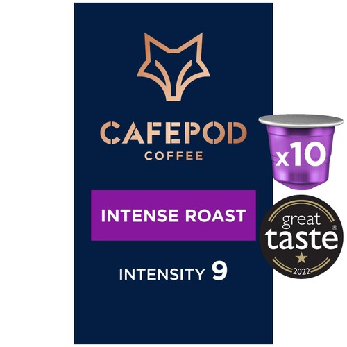 CafePod Intense Roast Nespresso Compatible Aluminium Coffee Pods