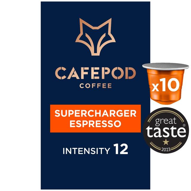CafePod Supercharger Espresso Nespresso Compatible Aluminium Coffee Pods