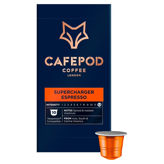 CafePod Supercharger Espresso Nespresso Compatible Aluminium Coffee Pods thumbnail 2