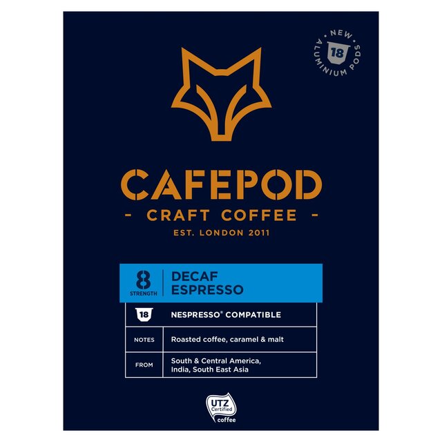 Decaf Brunch Blend Nespresso Compatible Aluminium Coffee Pods thumbnail 3