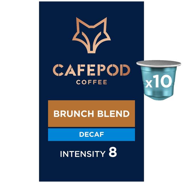 CafePod Decaf Brunch Blend Nespresso Compatible Aluminium Coffee Pods