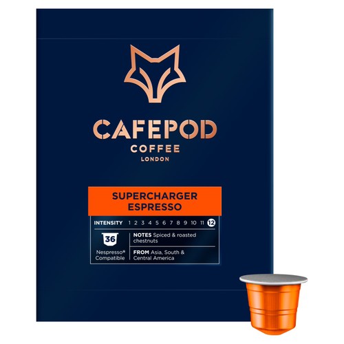 CafePod Supercharger Espresso Nespresso Compatible Aluminium Coffee Pods thumbnail 2