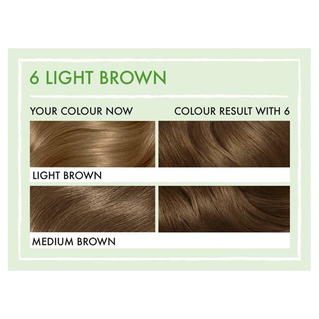 Clairol Natural Instincts Hair Dye 6 Light Brown thumbnail 4