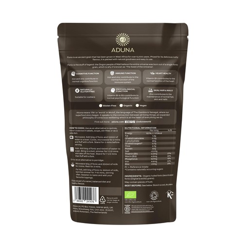 Aduna Fonio Gluten-Free Organic Super Grain thumbnail 2