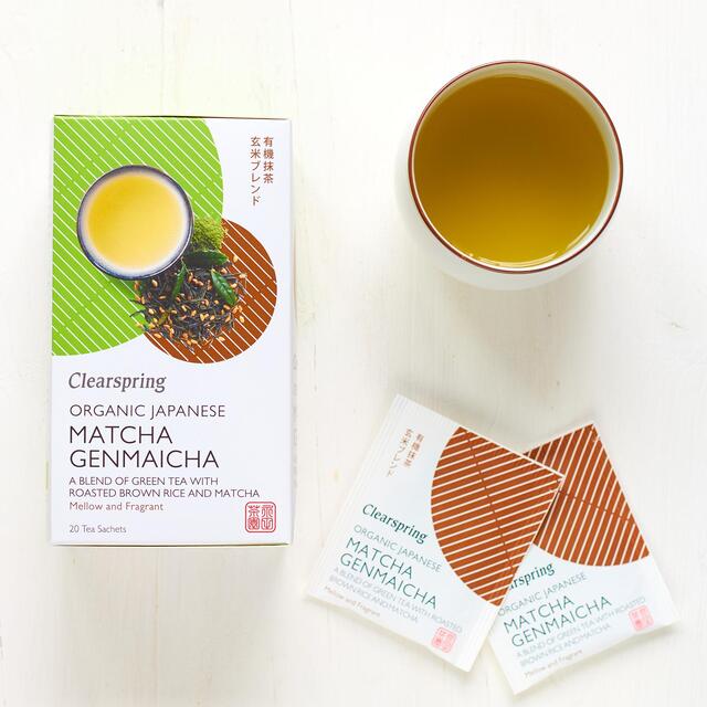 Clearspring Organic Japanese Matcha Genmaicha Green Tea Teabags thumbnail 2