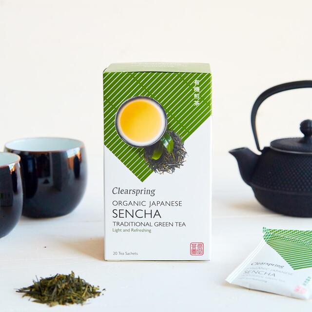 Clearspring Organic Japanese Sencha Green Teabags thumbnail 3
