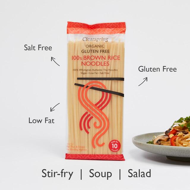 Clearspring Organic Gluten Free 100% Brown Rice Noodles thumbnail 2