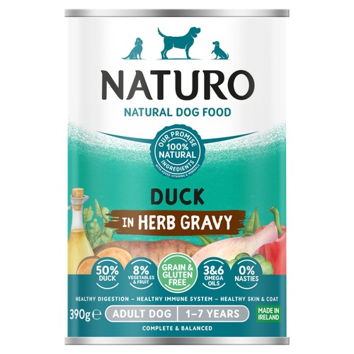 Naturo Grain & Gluten Free Duck in Herb Gravy