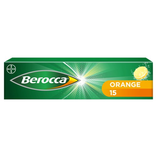 Berocca Orange Energy Vitamin Effervescent Tablets