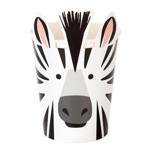 Talking Tables Zebra Paper Party Cups thumbnail 2