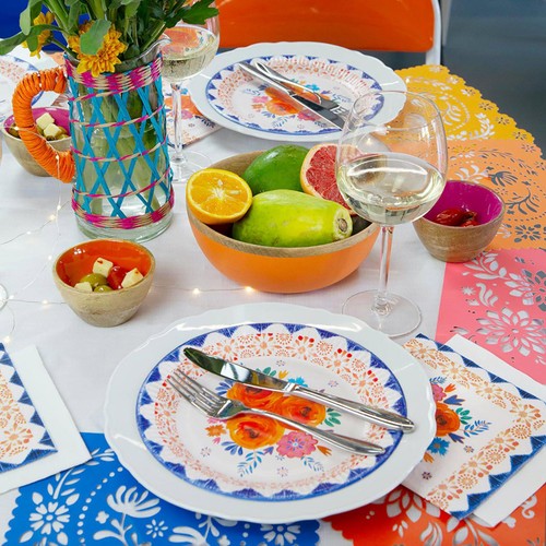 Talking Tables Boho Floral Paper Plates thumbnail 3