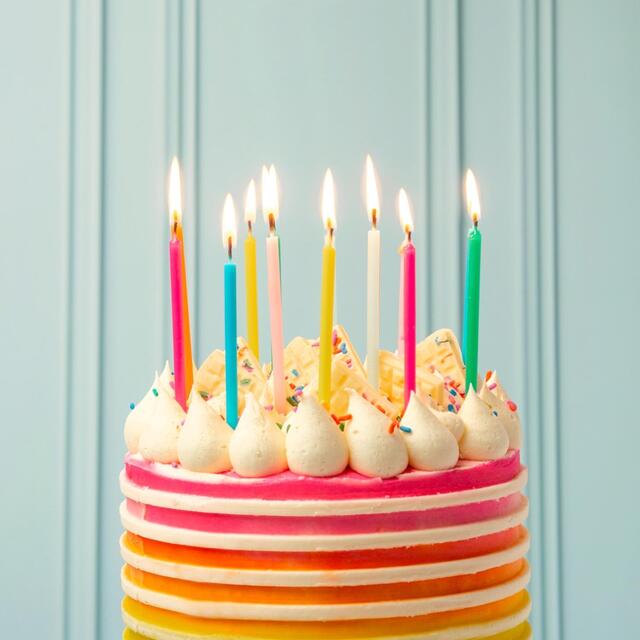 Talking Tables Rainbow Birthday Candles thumbnail 2