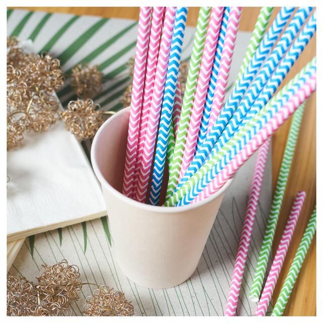 Party Recyclable Paper Straws thumbnail 4